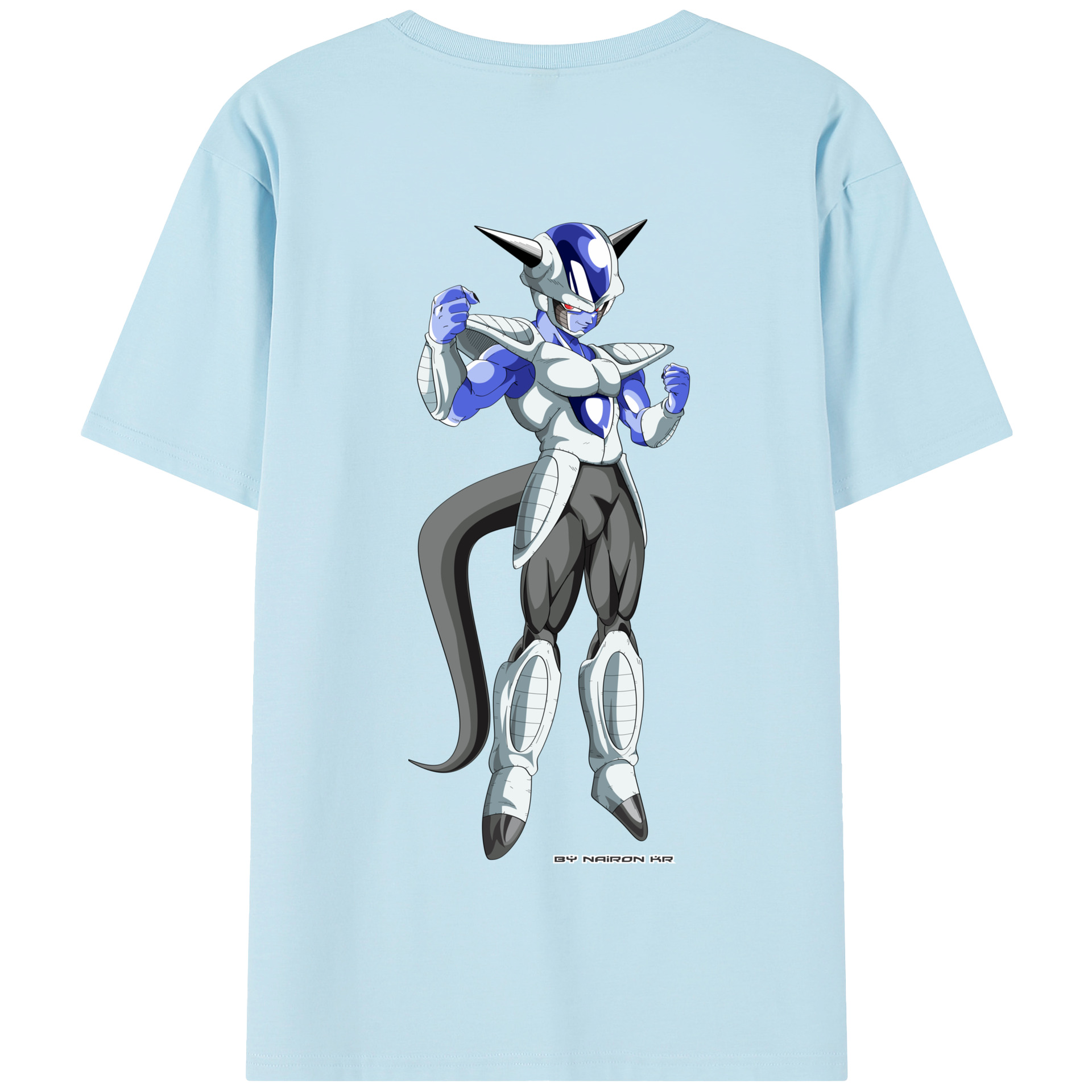 （画像用） ドラゴンボール フリーザ DRAGON BALL Frieza 綿100％半袖Tシャツ（背面プリント）